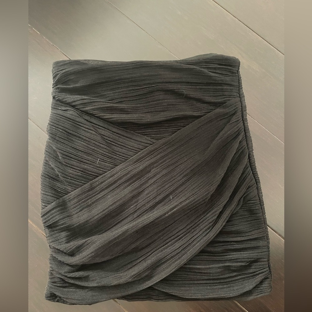 BCBG Elegant Black‎ Draped Skirt